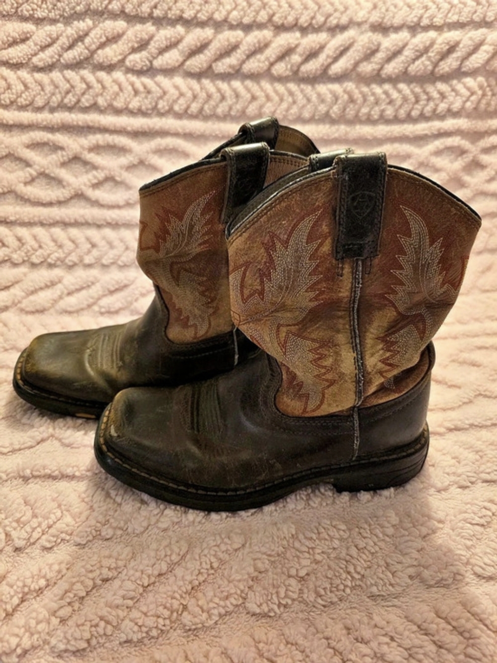 Ariat Kid's Western Cowboy Boots Brown & Black